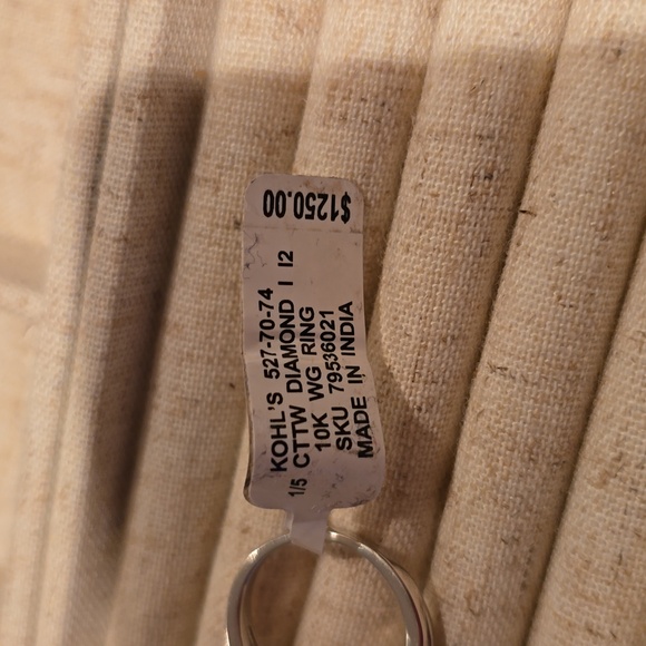 KOHL'S 1/5 CTTW DIAMOND 10K GOLD RING SIZE 7 - Picture 10 of 14